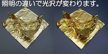 純金箔約100枚 楽天市場】『工芸用 金箔 4号色』 100枚【送料無料】純金箔